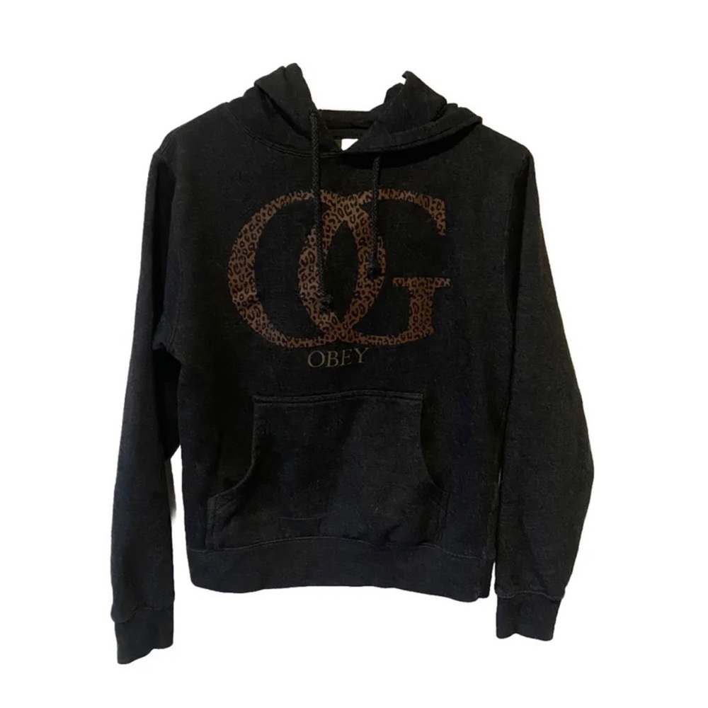 Women’s Small Obey Cheetah Print Hoodie
